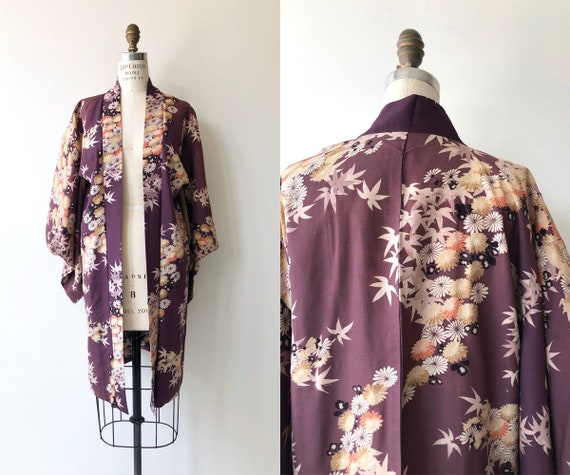 Shijin silk haori | 1930s kimono jacket | 30s flor