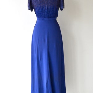 Reign Supreme beaded dress vintage 1930s dress long 30s dress image 4