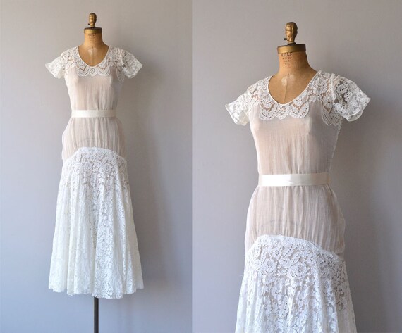 Lyall wedding gown | 1930s wedding dress | lace 30