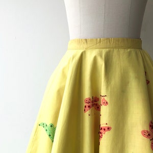 Broadleaf 1950s circle skirt vintage 50s skirt 50s full skirt image 4