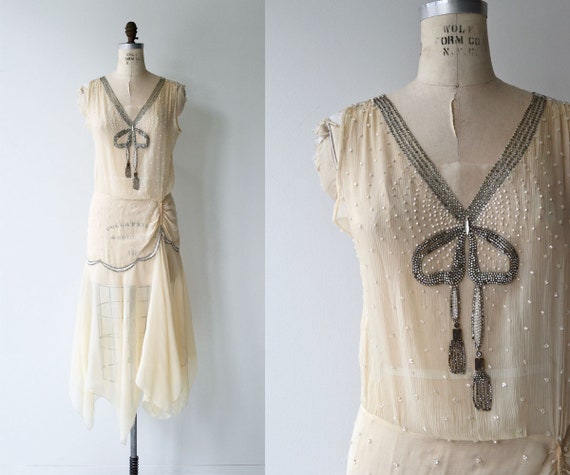 Light Fantastic silk dress | 1920s wedding dress |