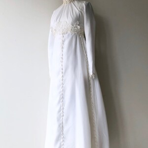 Luanna wedding gown vintage 1970s wedding dress long sleeve wedding dress image 6