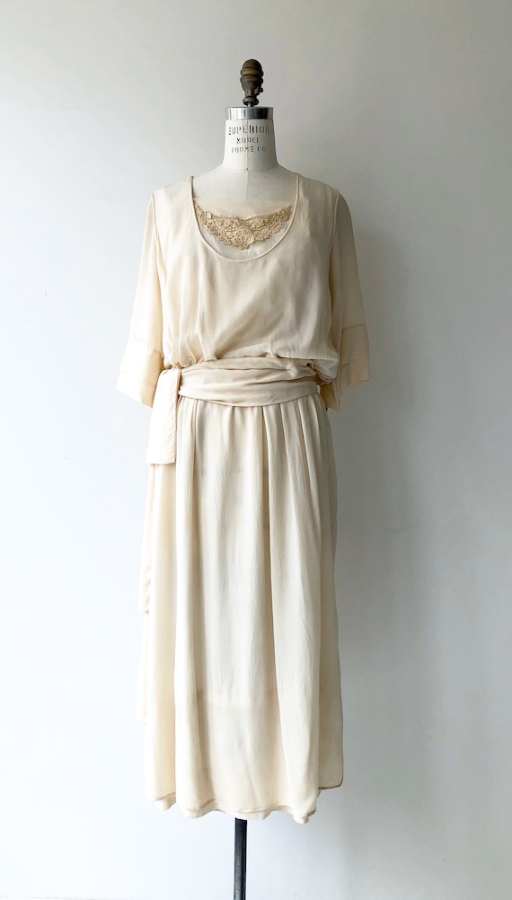 Elaria silk dress | 1920s wedding dress | antique… - image 2