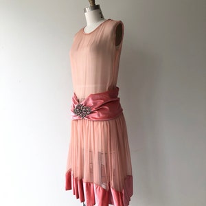 Paris Match dress 1920s silk dress 20s flapper dress image 4