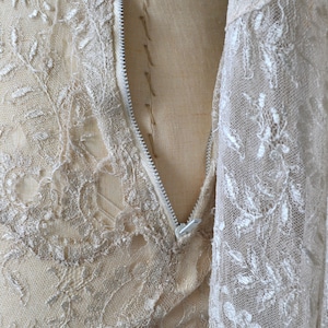 Blythe lace wedding gown 1930s silk lace wedding dress vintage 30s wedding dress image 10