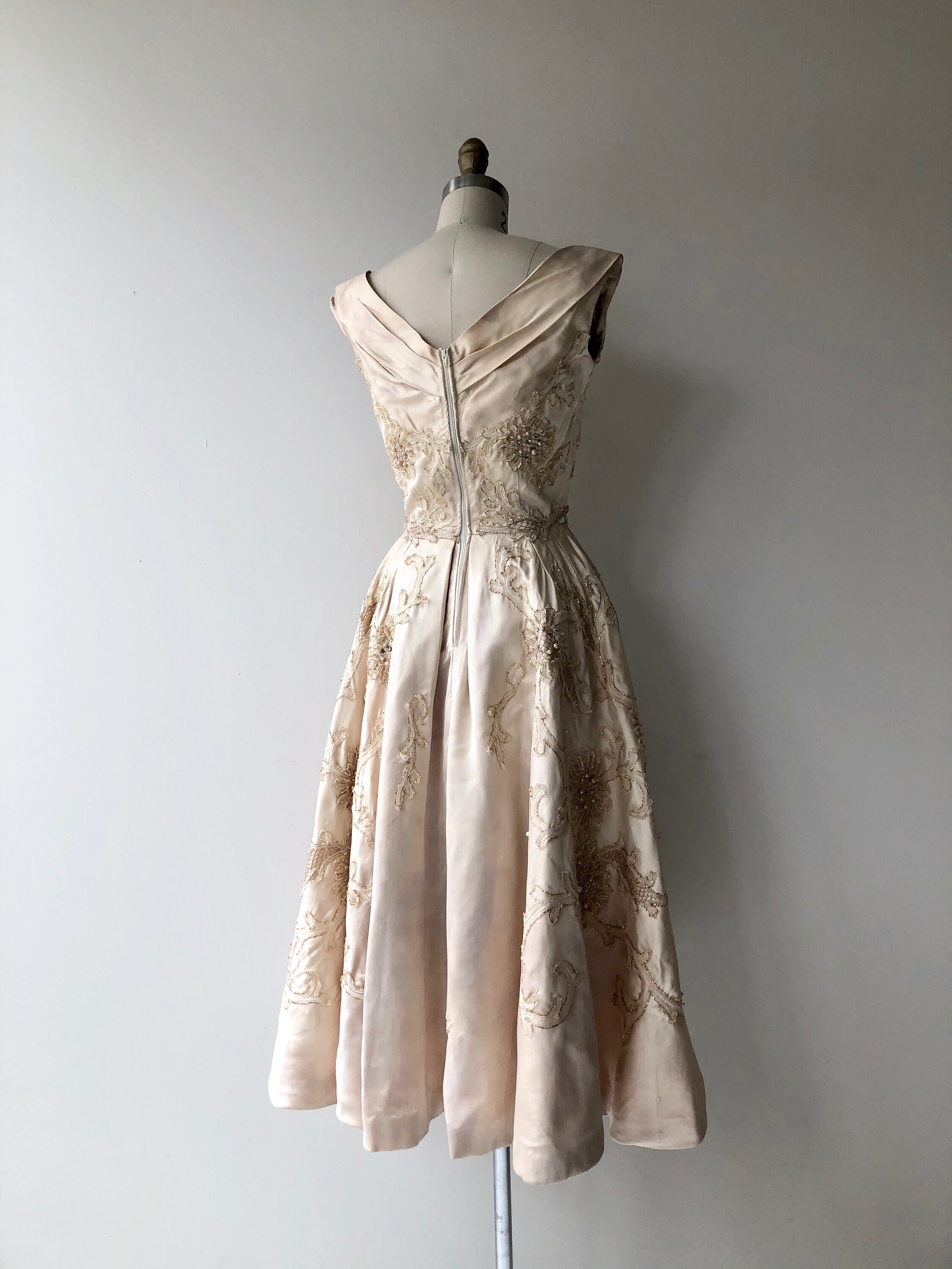 Ceil Chapman dress 1950s designer dress 50s party dress | Etsy
