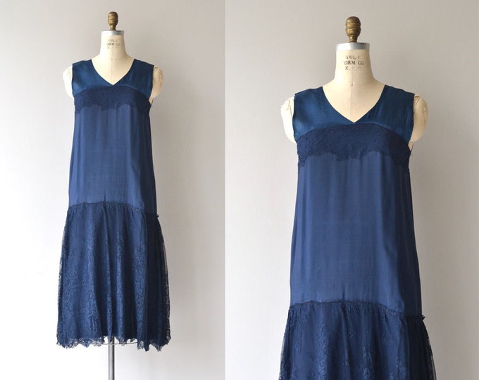 Coryphée Silk Dress Vintage 1920s Dress Silk and Lace 20s - Etsy