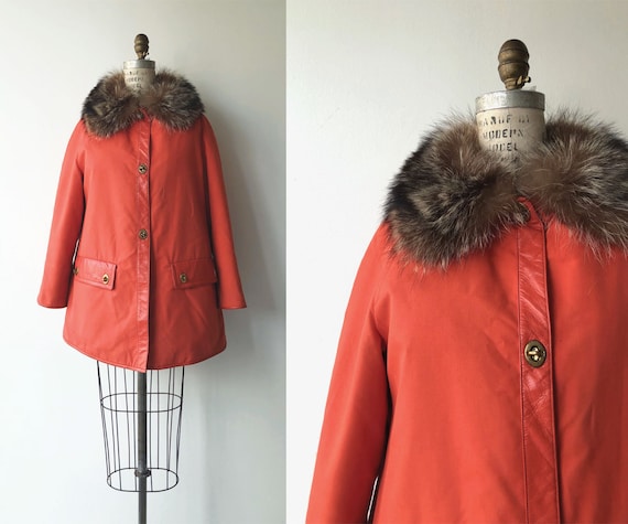 Bonnie Cashin leather and fur coat | vintage 1960s