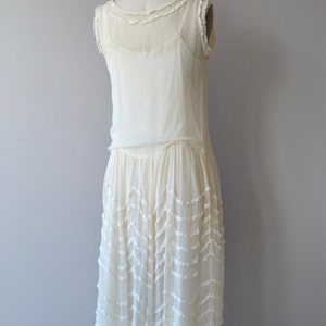 Cou Cou dress vintage 1920s dress silk 20s wedding dress image 5