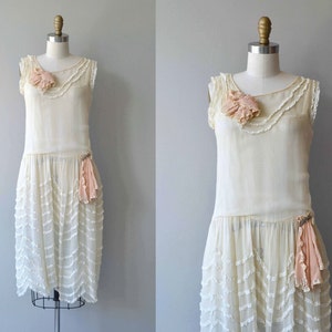 Cou Cou dress vintage 1920s dress silk 20s wedding dress image 1