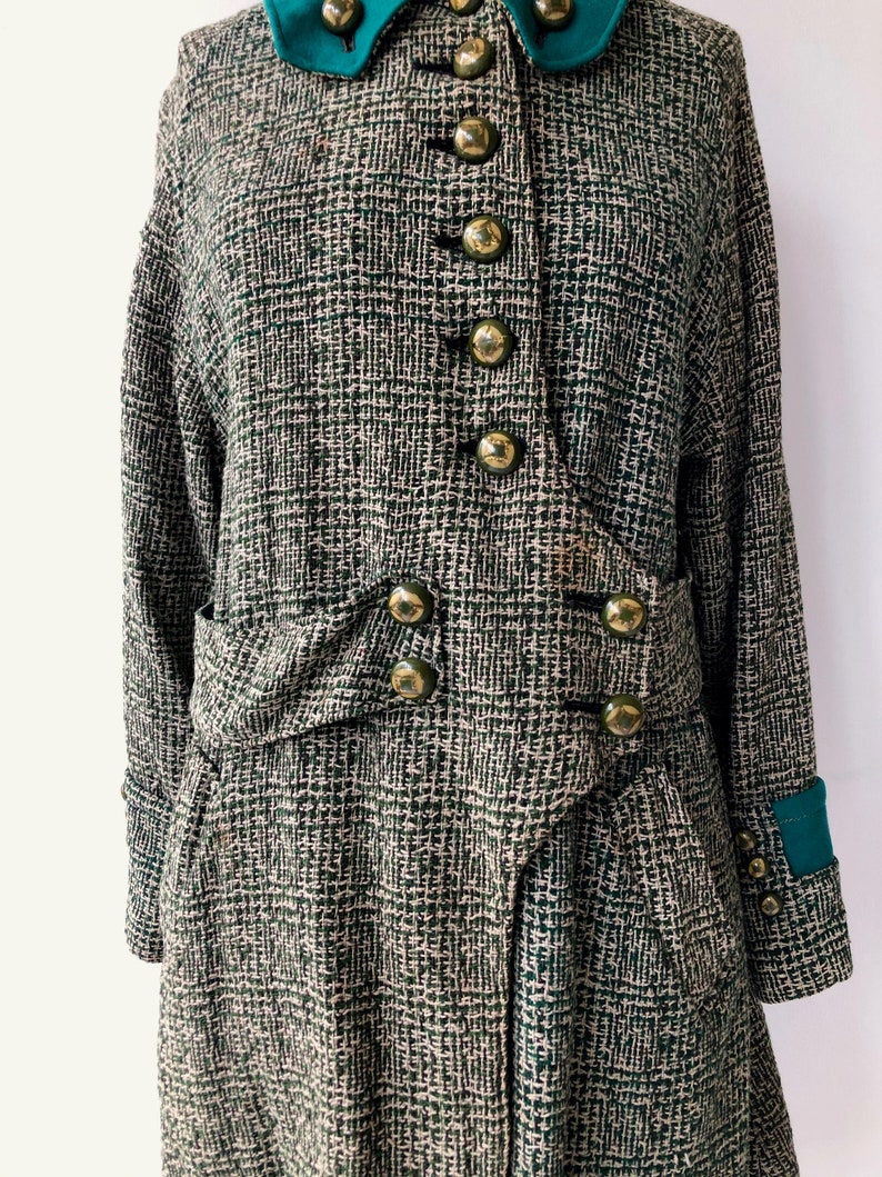 Glenveagh wool coat 1920s coat vintage 20s coat image 3