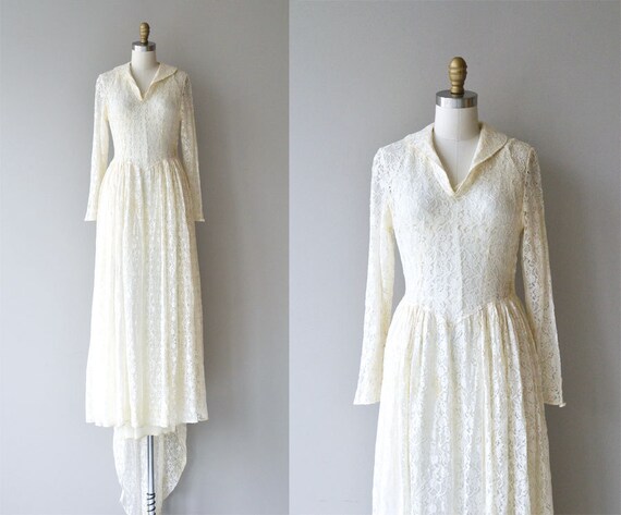 J'te Vous wedding gown | vintage 1940s wedding dre