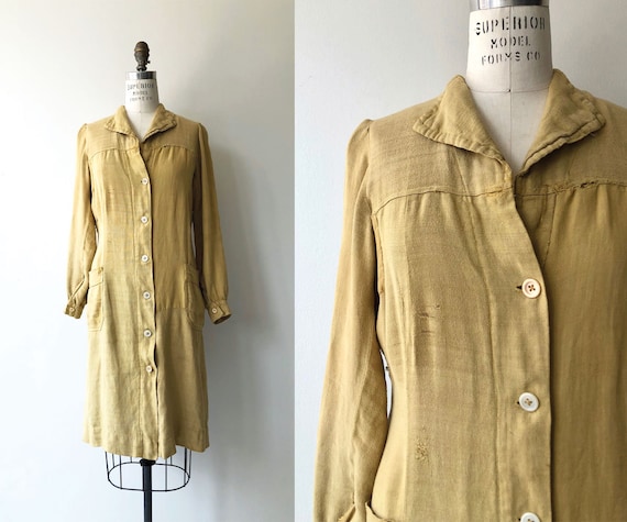 Dijon Linen chore jacket | 1920s workwear | 20s ch