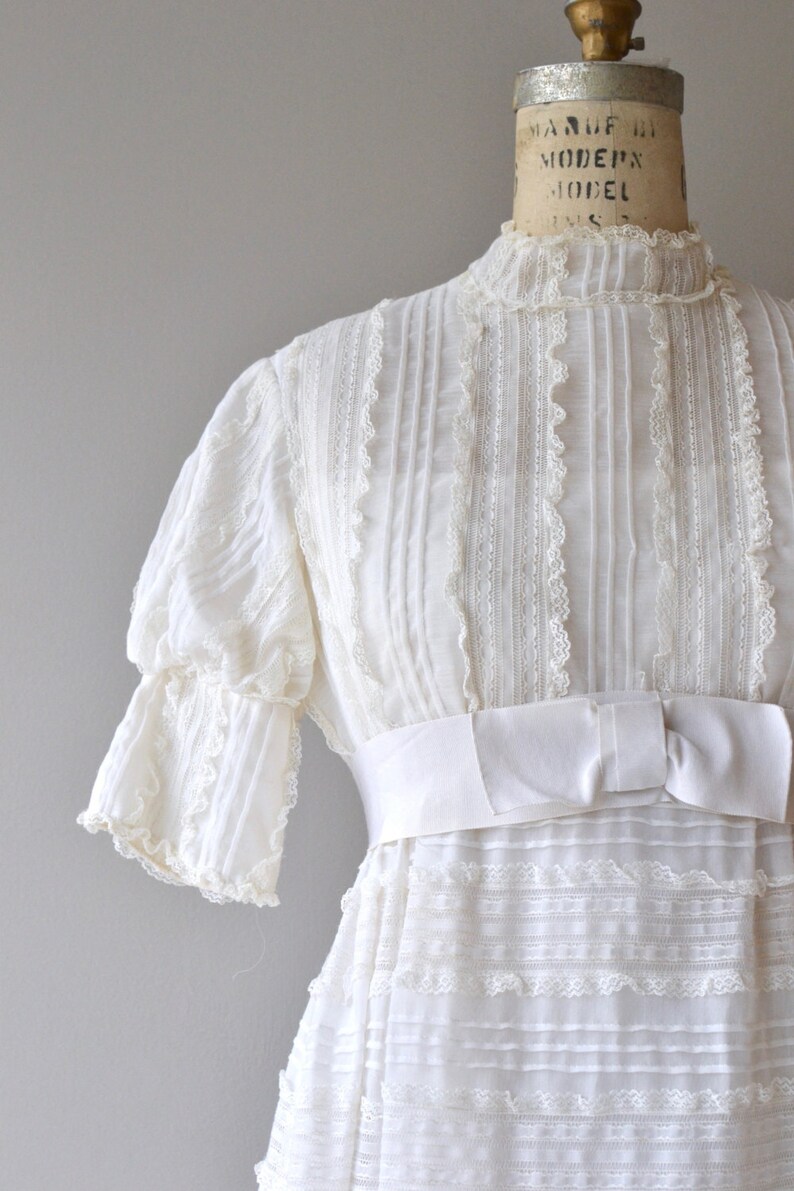 Clementine wedding gown vintage 1960s wedding gown mod 60s Etsy