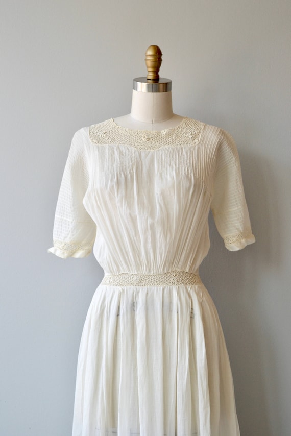 Mirfield Villa dress | 1910s cotton dress | antiq… - image 8