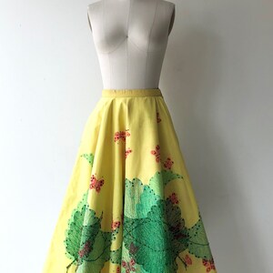 Broadleaf 1950s circle skirt vintage 50s skirt 50s full skirt image 2