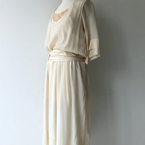 Elaria silk dress 1920s wedding dress antique 20s wedding image 6