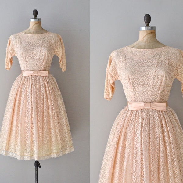 r e s e r v e d...Sugar Hiccup dres / vintage lace 50s dress / 1950s lace party dress