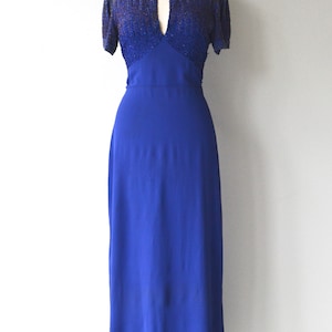 Reign Supreme beaded dress vintage 1930s dress long 30s dress image 7