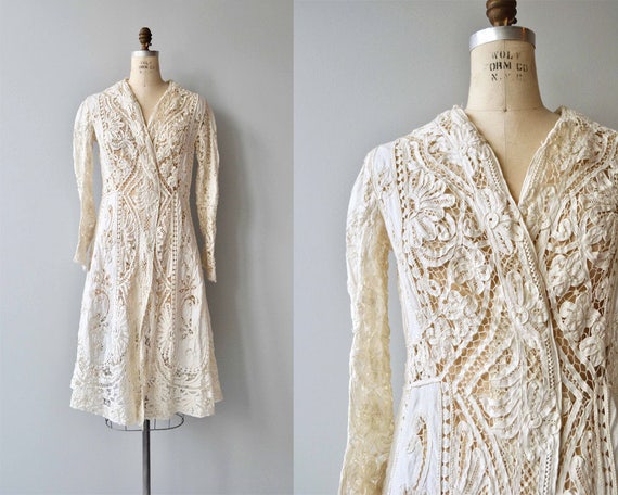 1910s Edwardian jacket | antique tape lace jacket