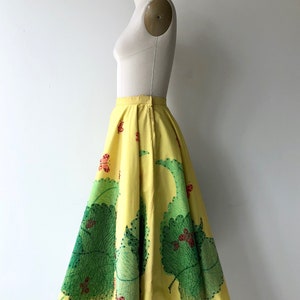 Broadleaf 1950s circle skirt vintage 50s skirt 50s full skirt image 5