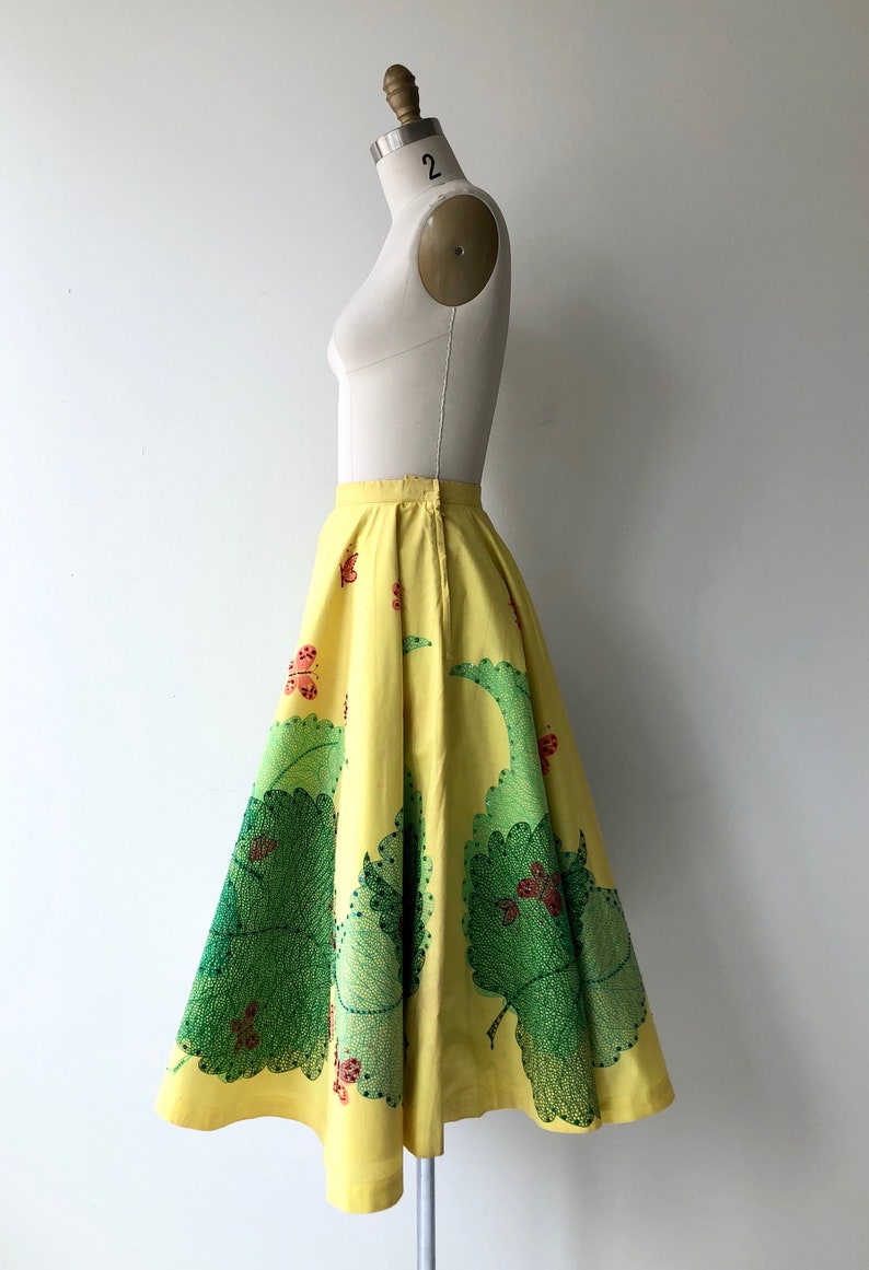 Broadleaf 1950s circle skirt vintage 50s skirt 50s full skirt image 5