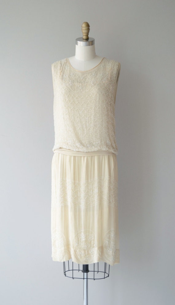 Parlour Match dress | vintage 1920s dress | beade… - image 3