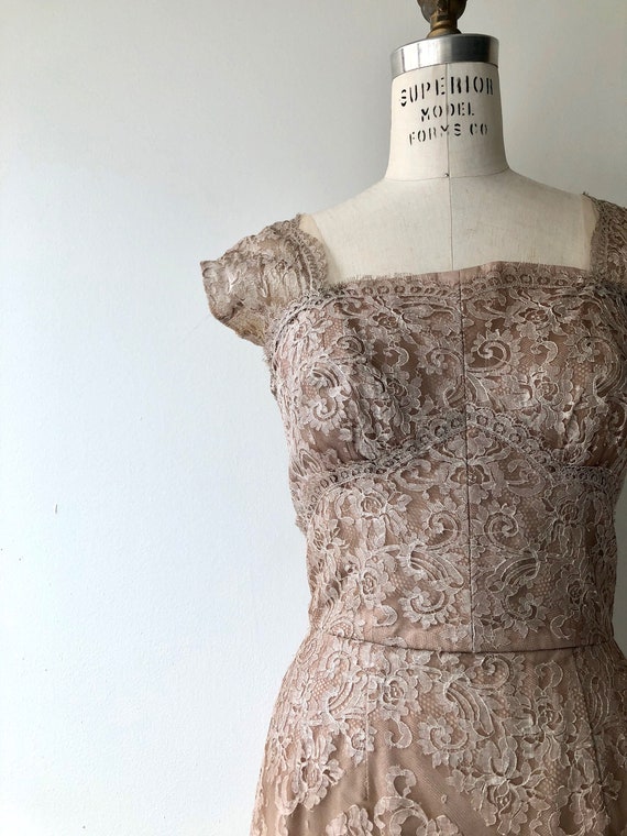 Eros dress | 1950s party dress | lace 50s dress - image 6