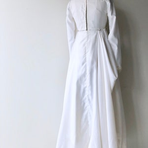 Luanna wedding gown vintage 1970s wedding dress long sleeve wedding dress image 4