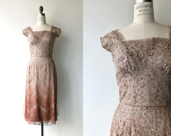 Eros dress | 1950s party dress | lace 50s dress