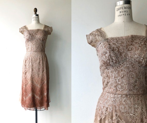 Eros dress | 1950s party dress | lace 50s dress - image 1