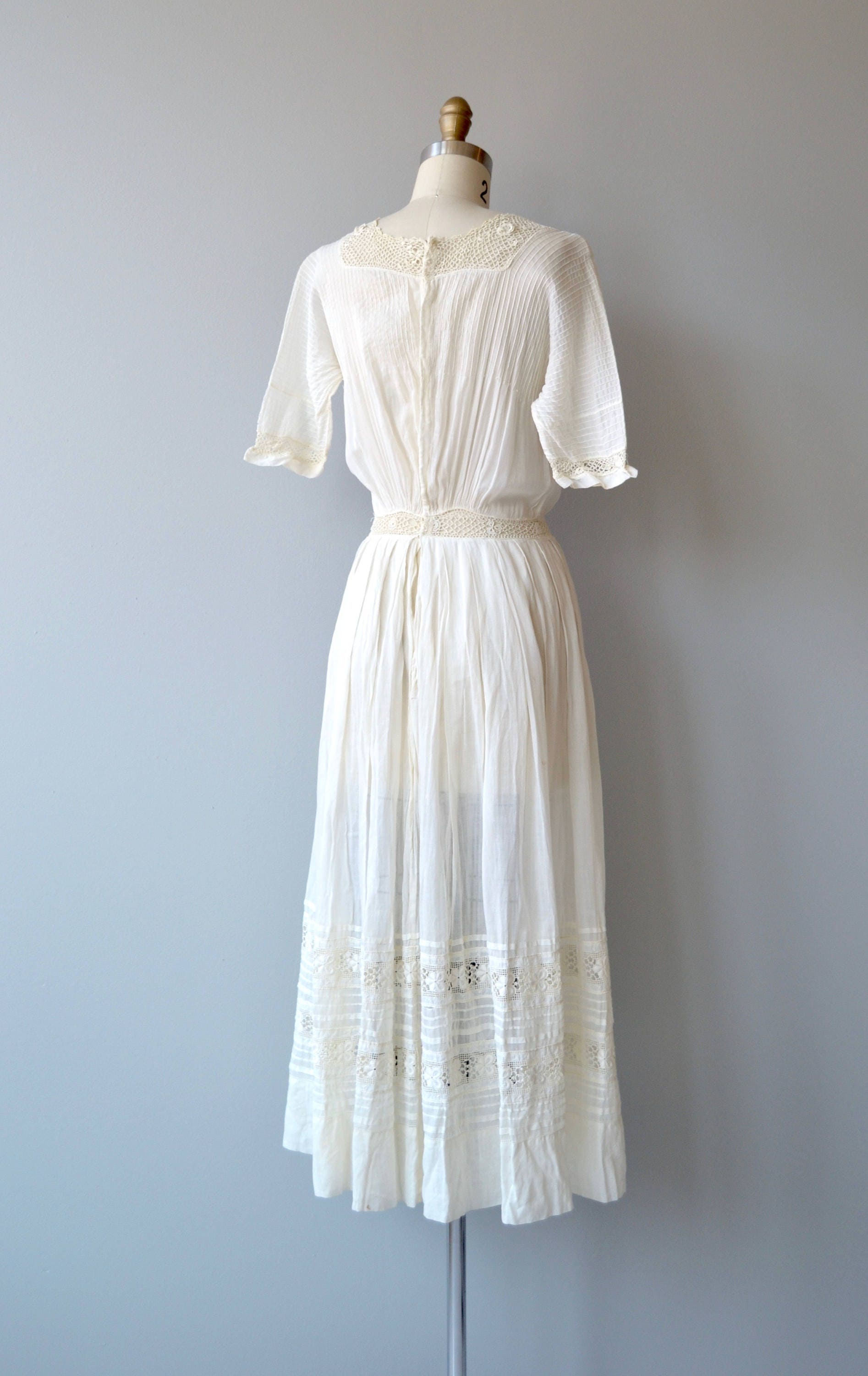 Mirfield Villa dress 1910s cotton dress antique Edwardian | Etsy