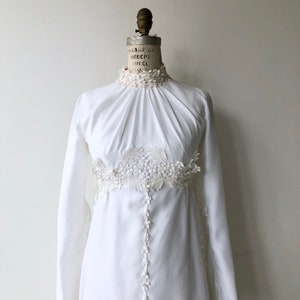 Luanna wedding gown vintage 1970s wedding dress long sleeve wedding dress image 8