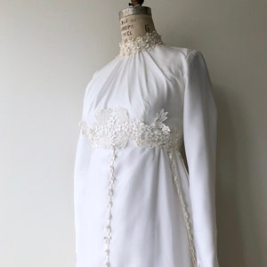 Luanna wedding gown vintage 1970s wedding dress long sleeve wedding dress image 7