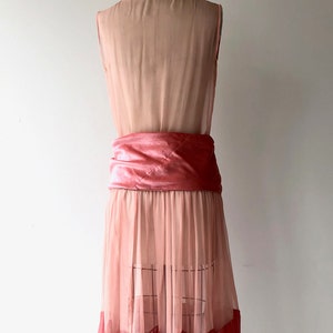 Paris Match dress 1920s silk dress 20s flapper dress image 6