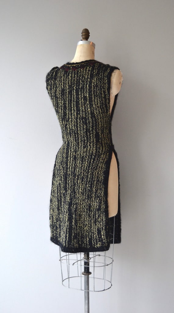 Rozanova knit tabard | rare 1920s wool knit dress… - image 3