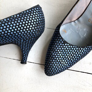 1950s polka dot shoes vintage 50s shoes image 3