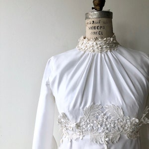 Luanna wedding gown vintage 1970s wedding dress long sleeve wedding dress image 3