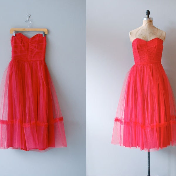 r e s e r v e d...1950s dress / 50s party dress / Fools Rush In