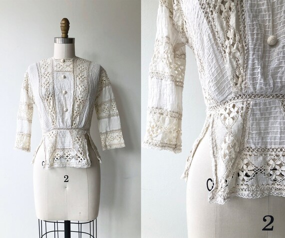 Lytton Road blouse | 1900s lace blouse | Edwardian