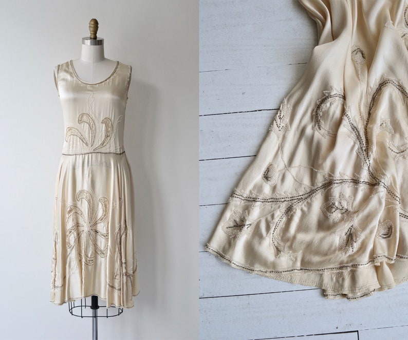 1920s silk dress