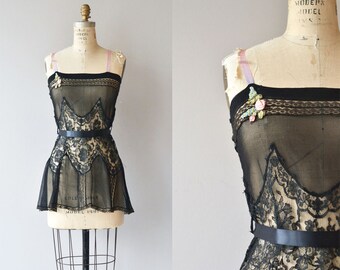 Trop Belle nightie | vintage 1920s lingerie | 20s lace nightie