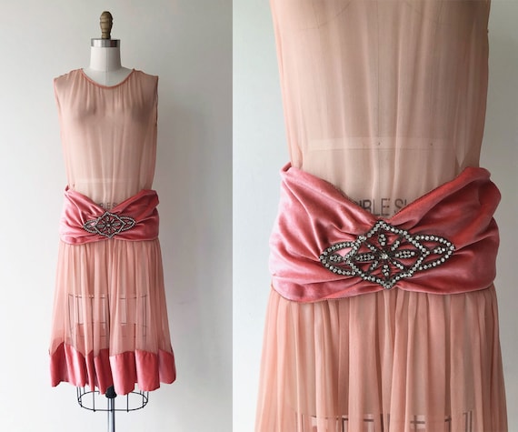 Paris Match dress | 1920s silk dress | 20s flappe… - image 1