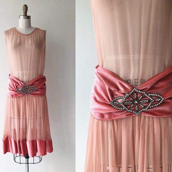 Paris Match dress | 1920s silk dress | 20s flapper dress