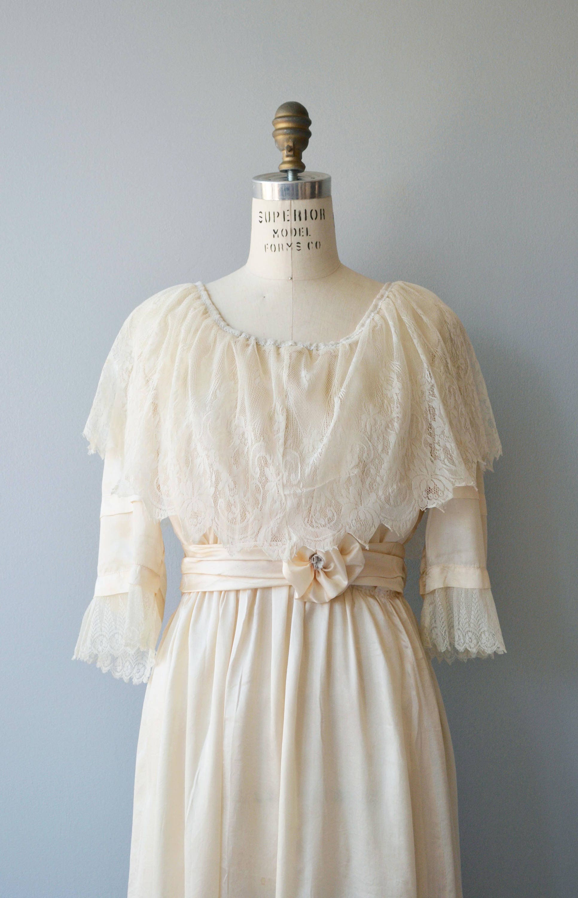 Nuptials 1916 Wedding Gown | Antique Edwardian Wedding Dress Nuptials 1916 Wedding Gown | Antique Edwardian Wedding Dress