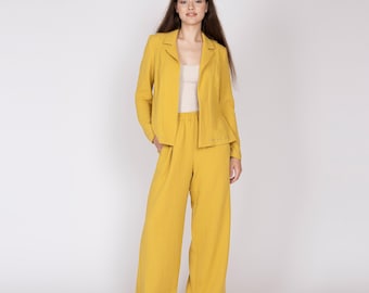 Belgian muslin women's set. 20 colors. All sizes. -  Formal cotton sets. Summer office set for women. Dress code cotton woman set.