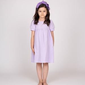 Belgian muslin kids dress. 20 colors. All sizes. - Kids soft cotton dress. Muslin dress for kids. Kids summer dresses. Natural dresses.
