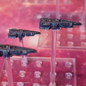 Halo Fleet Battles Halberd class destroyer squadron (3 models)