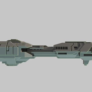 Halo Fleet Battles Poseidon class Light carrier