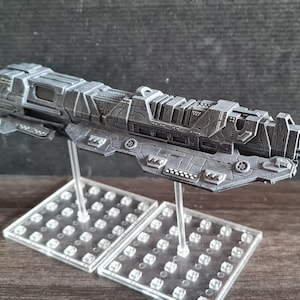 Halo Fleet battles UNSC Colossus class super carrier